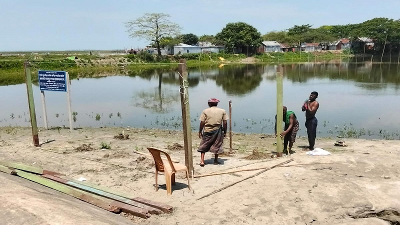 ইটনায় বিএনপি সভাপতির নেতৃত্বে দখল হচ্ছে সরকারি কলেজের পুকুর ও জায়গা